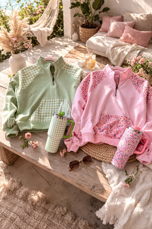 Just Living Qtr Zip Pullover : 2 Options : PREORDER