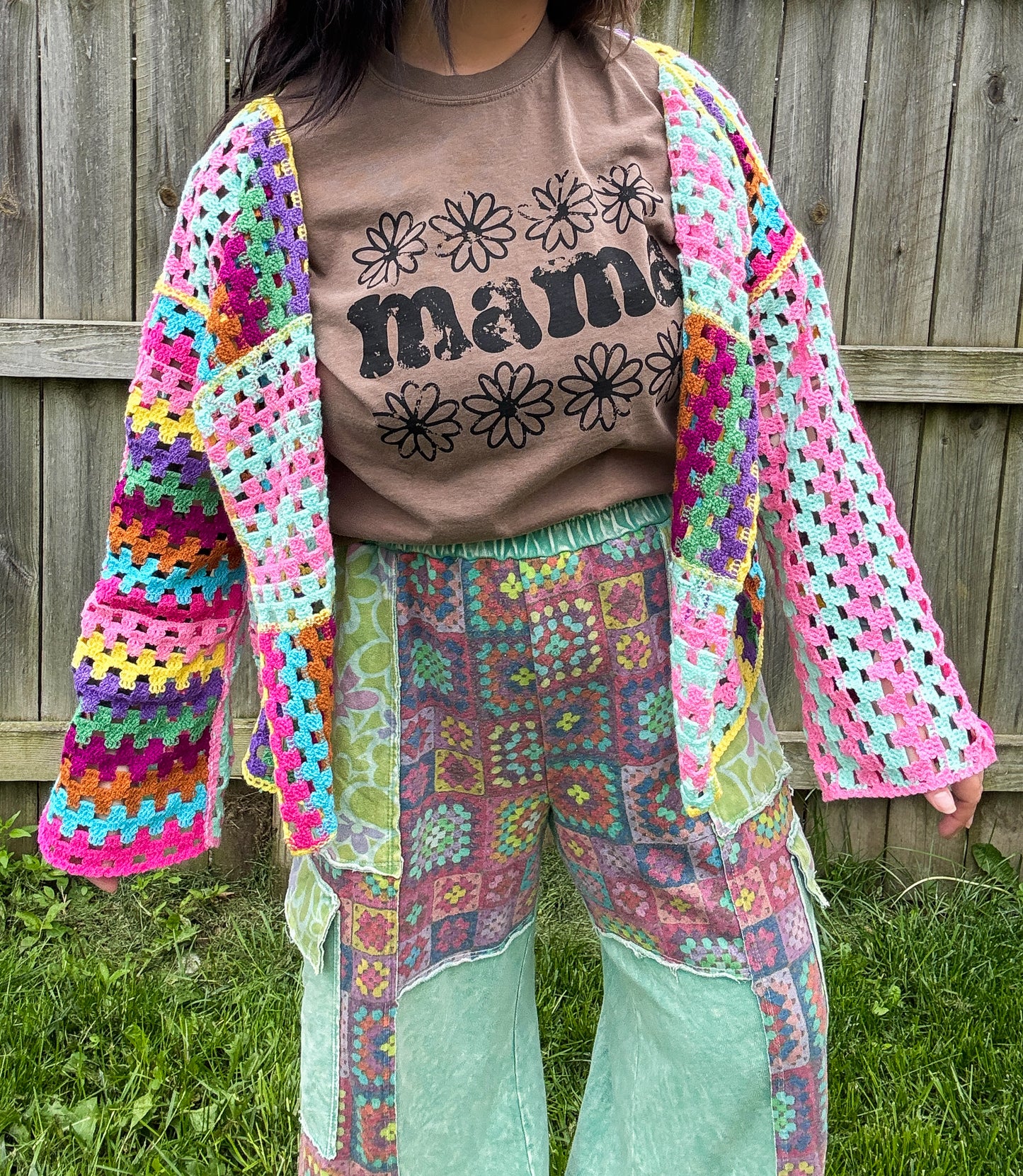 Summer Rainbow Cardigan