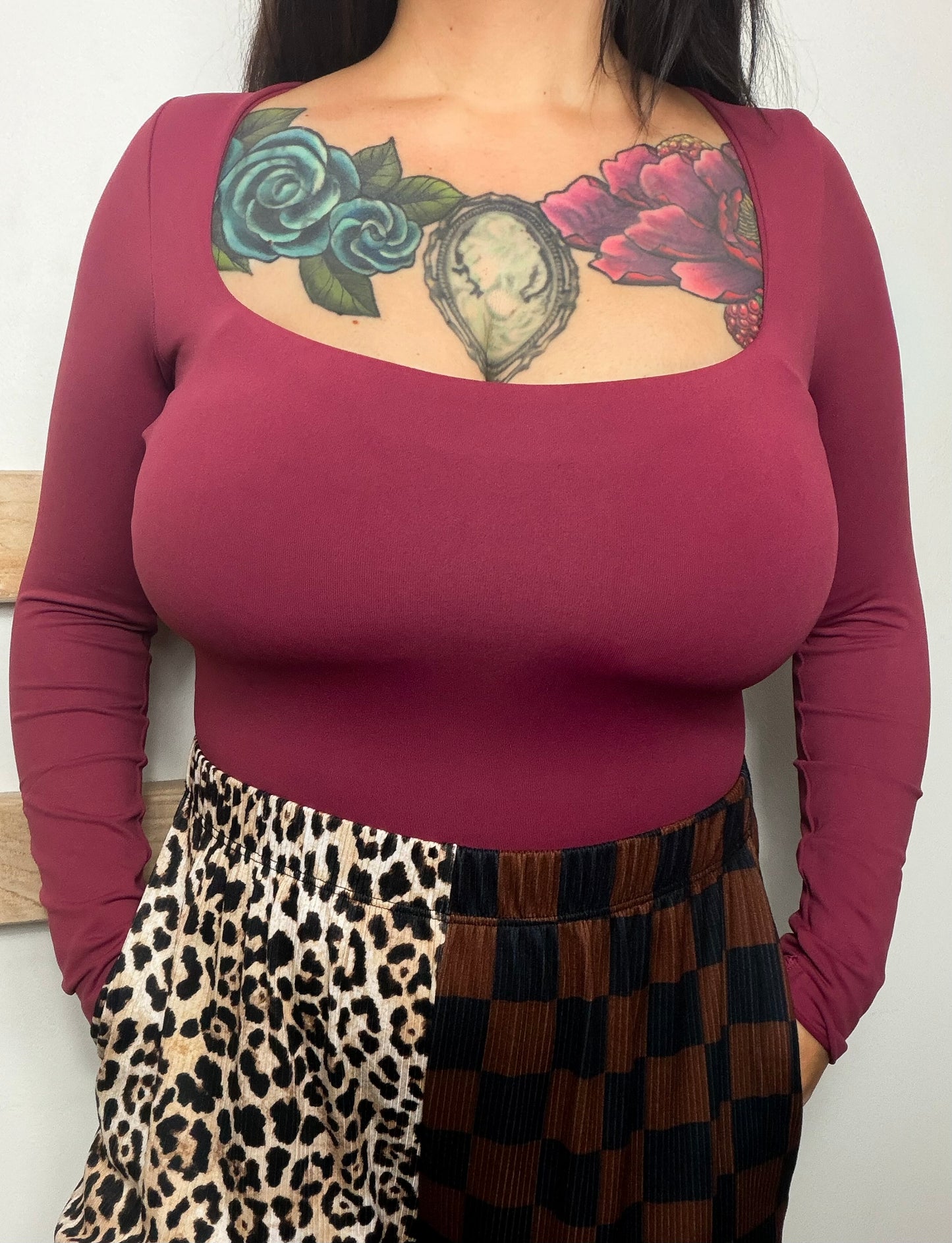 Smooth As Butter Compression Tee : Cranberry