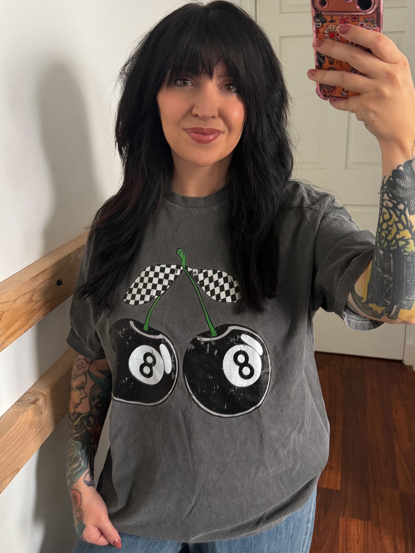 Cherry 8 Ball Tee : XL