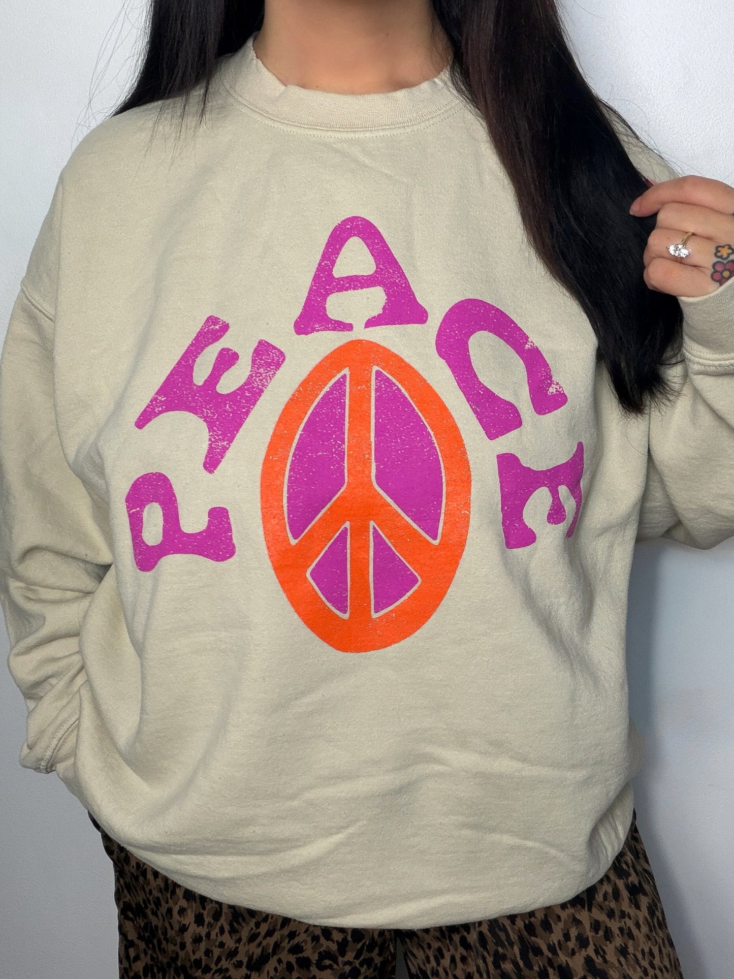 Retro Peace Crew | Oversized