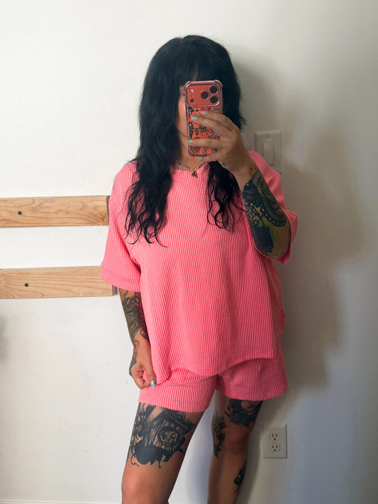 Coffee Date Short Set : 7 Color Options
