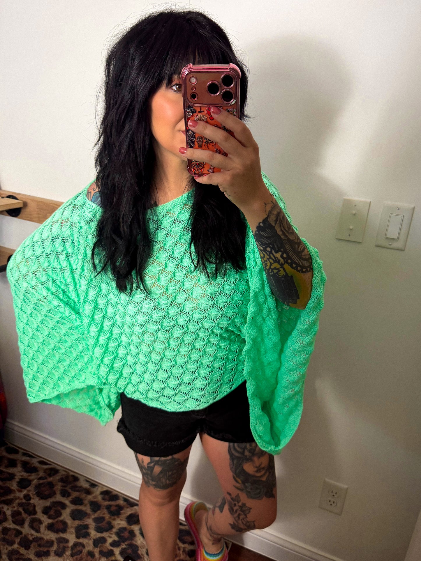 Free Spirit Bell Top : Mint
