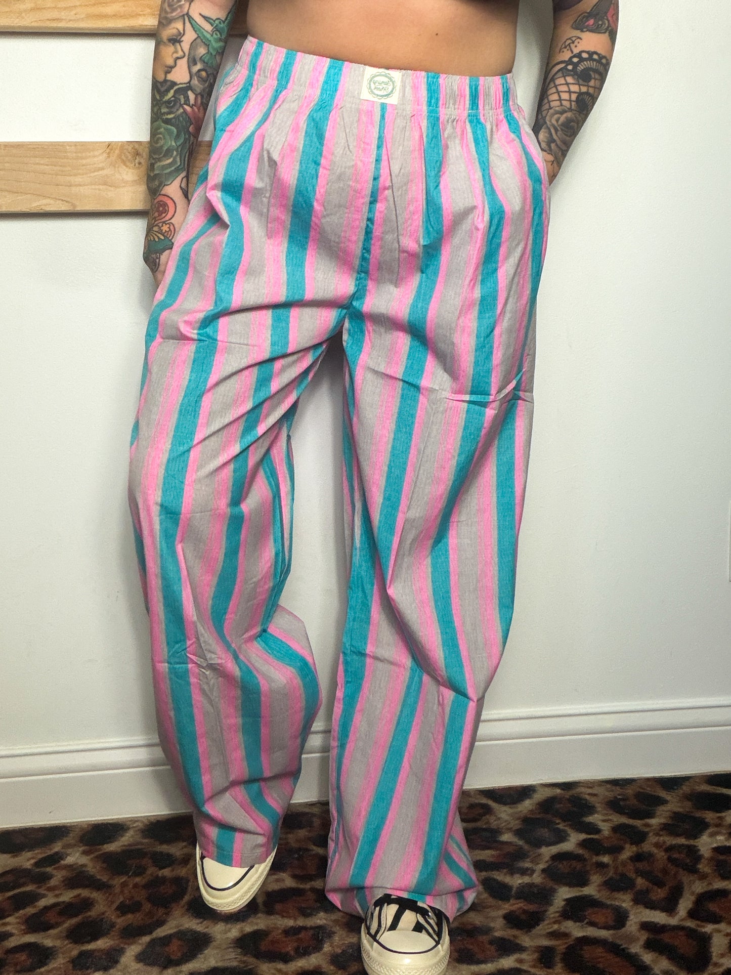 Candy Stripe Boxer Pants