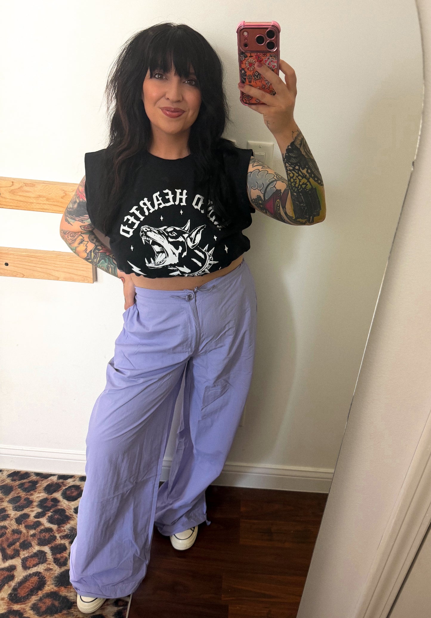 Franki Parachute Pants : Lavender