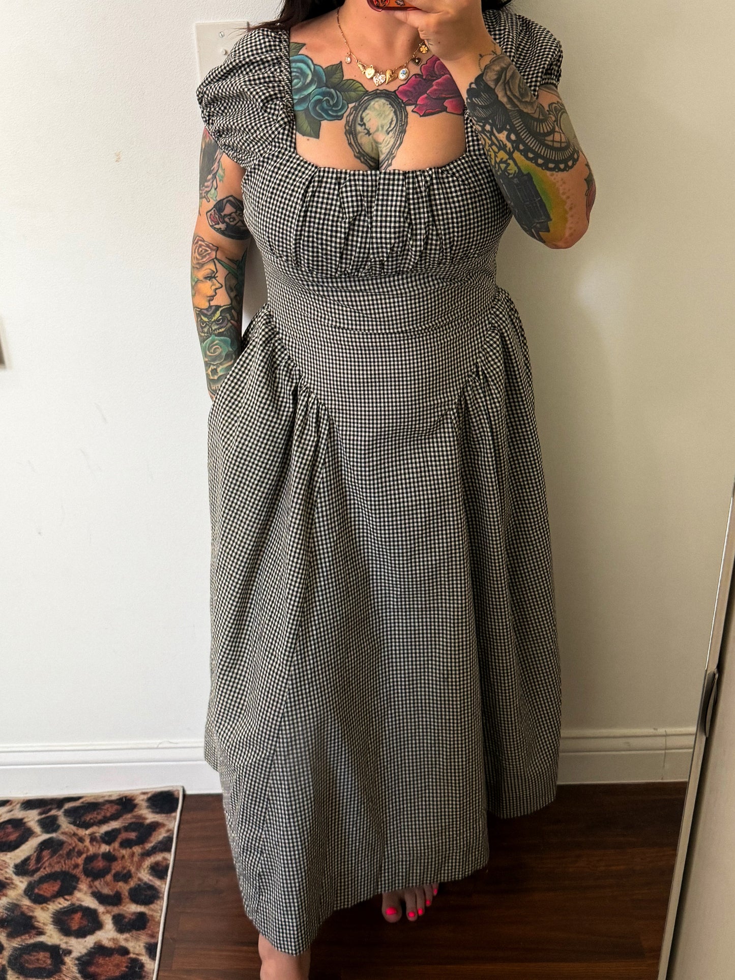 Madeline Gingham Dress