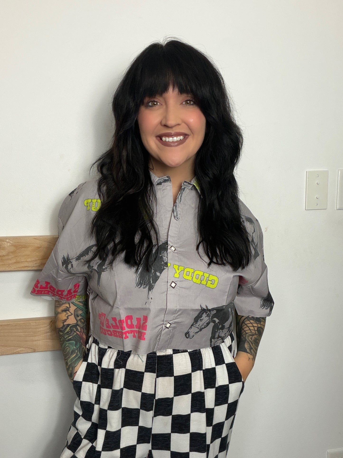 Saddle Up Buttercup : Cropped Button Up