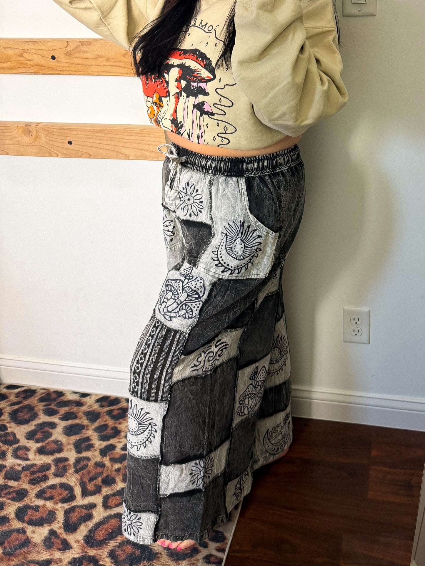 Moon Shine Patch Pants