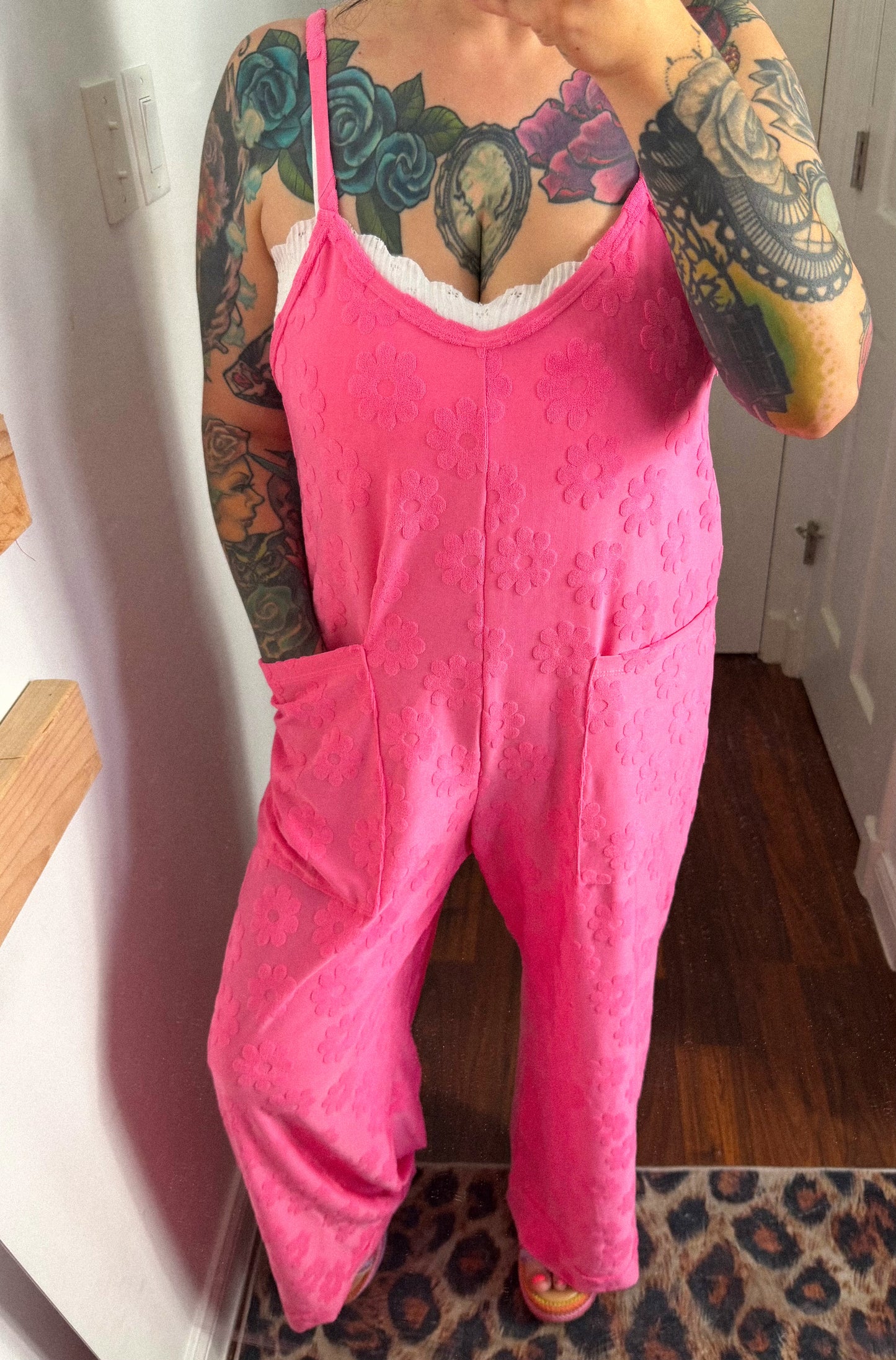 Pink Daisy Jumper