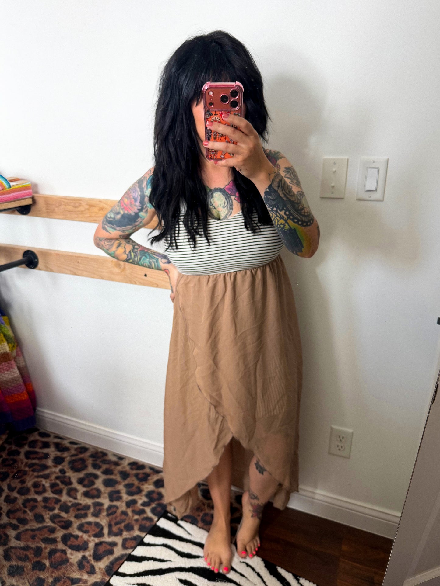 BKE Striped Dress : S