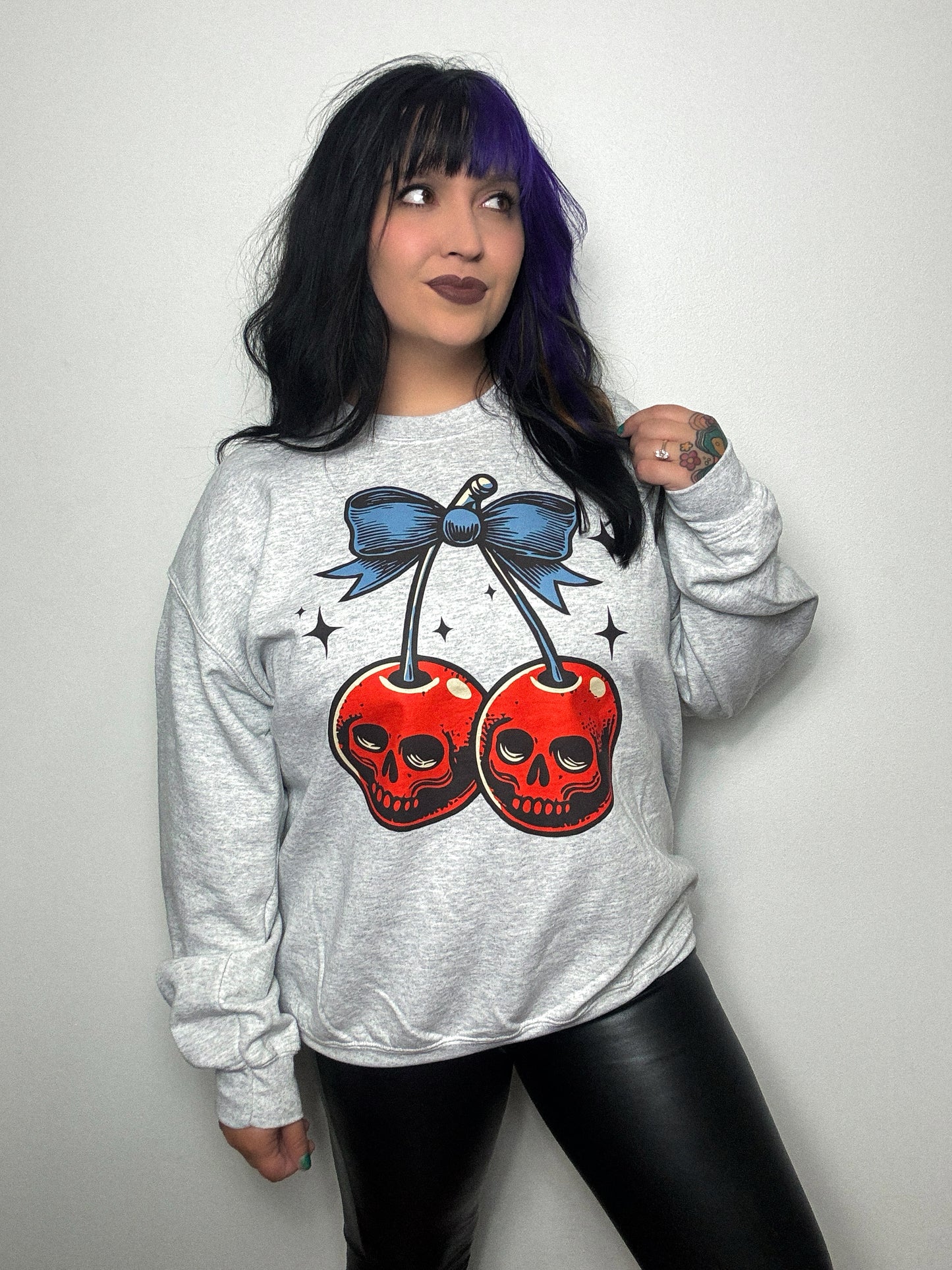 Skulls & Cherries Crewneck