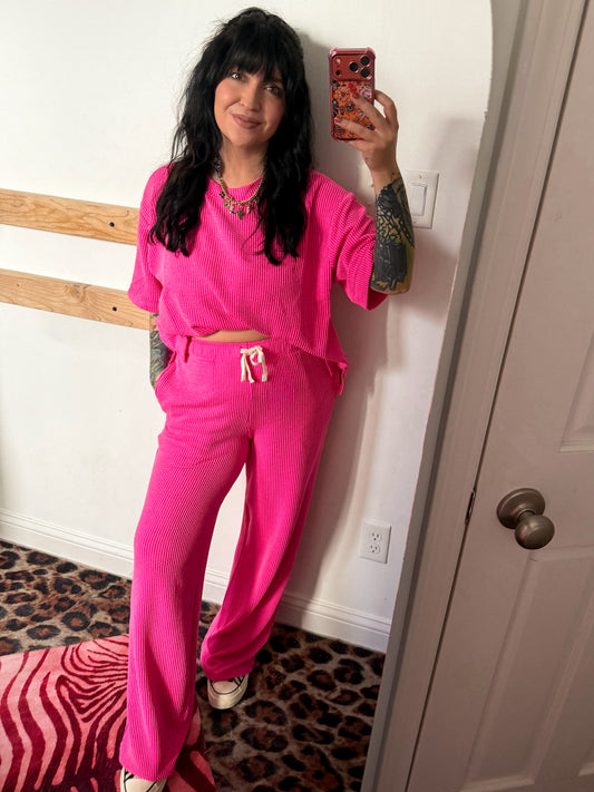 Coffee Date Set : Hot Pink