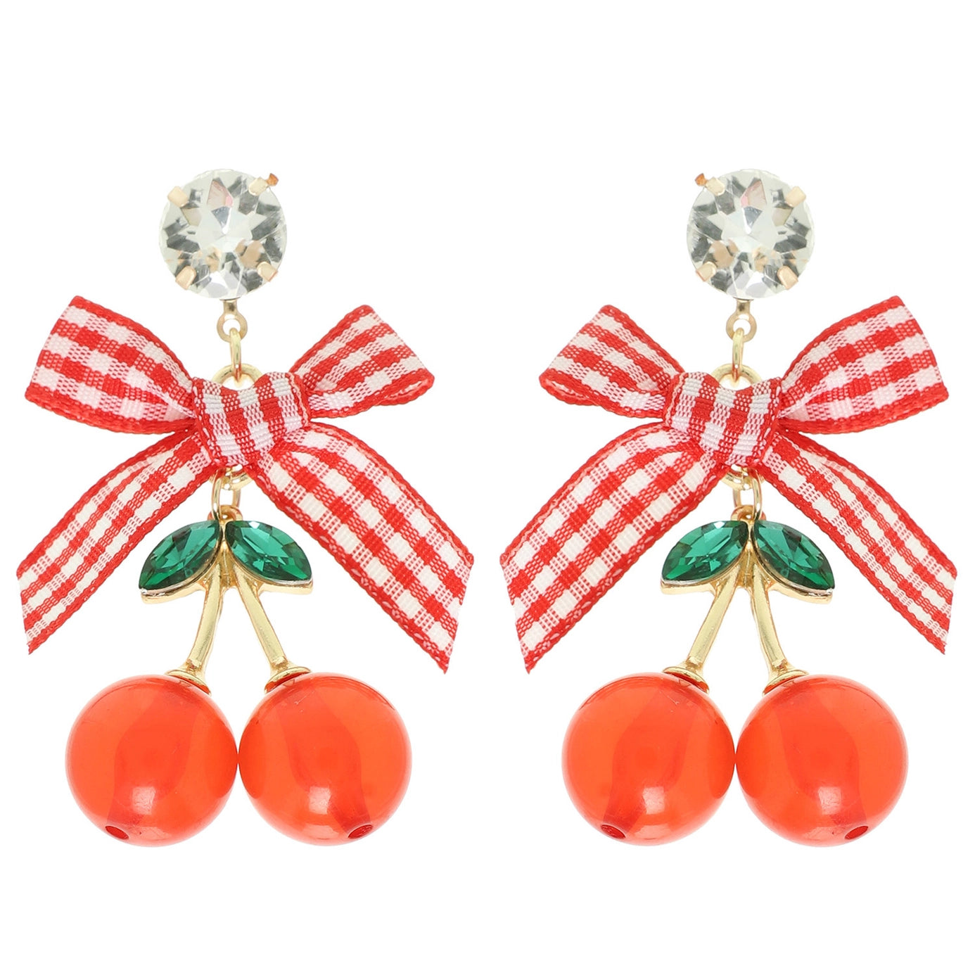 Cherry Crystal Earrings | Preorder