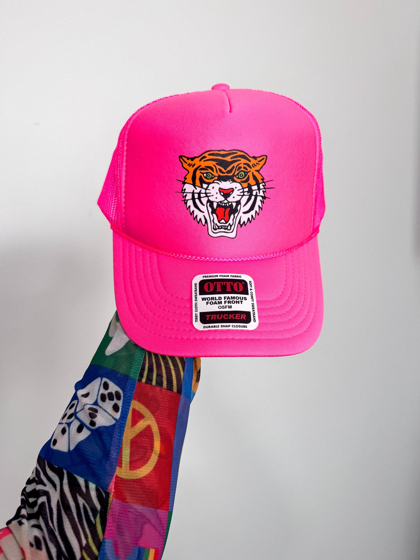 Pink Tiger Trucker Hat