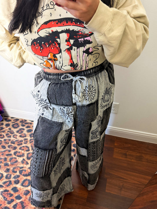 Moon Shine Patch Pants