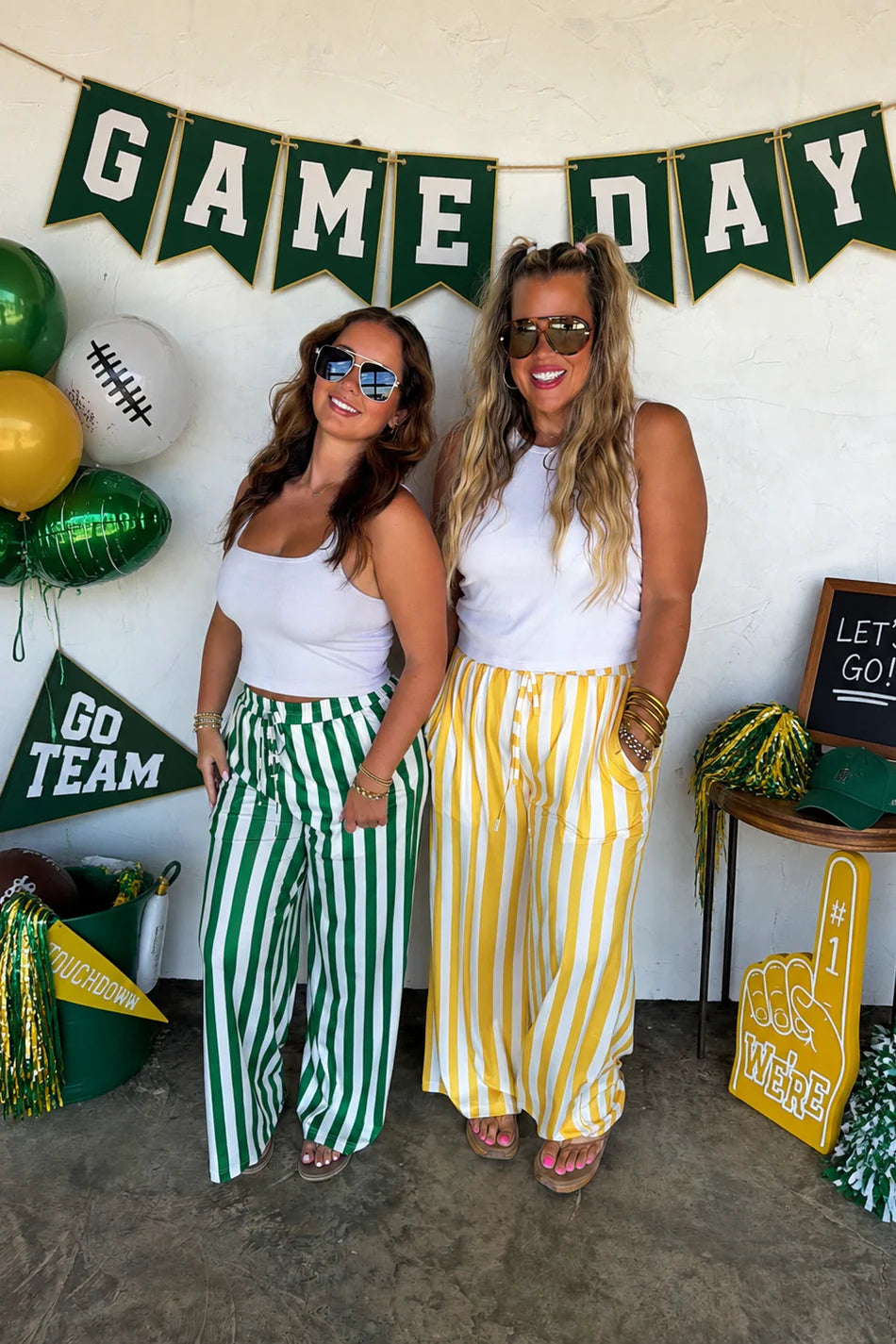 Game Day Striped Pants : 2 Options : PREORDER