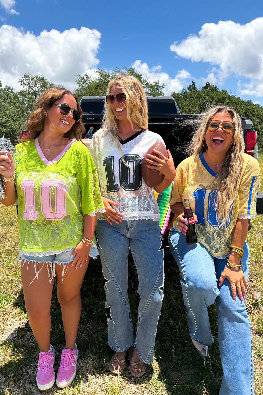 Bleacher Babe Lace Jersey : 3 Options : PREORDER