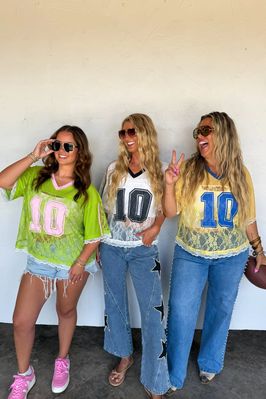 Bleacher Babe Lace Jersey : 3 Options : PREORDER