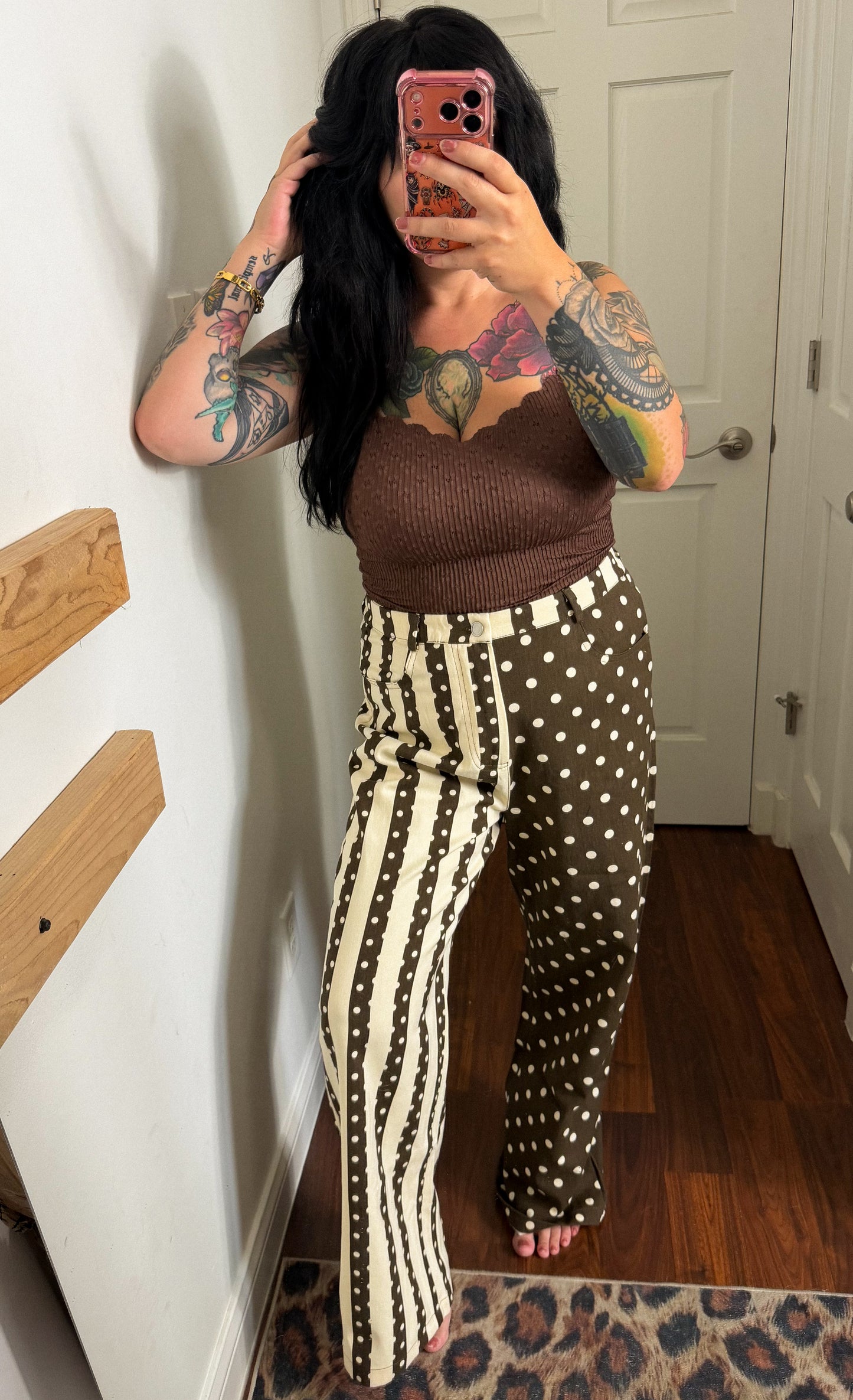Meadow Lace Bralette: Brown