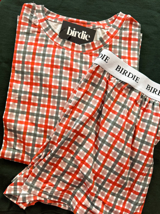 Plaid Tidings PJ Set