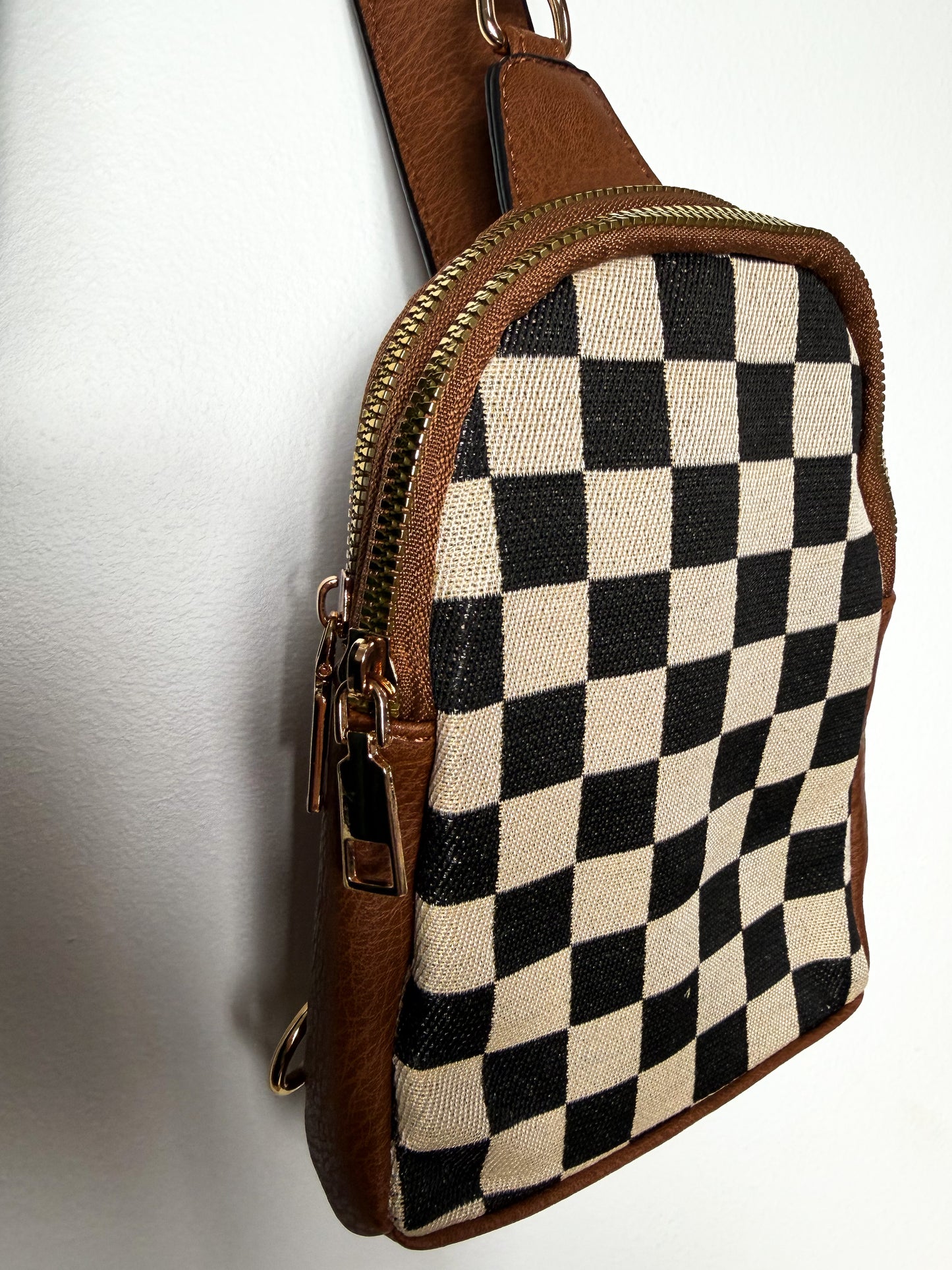 Checked Out Crossbody Bag