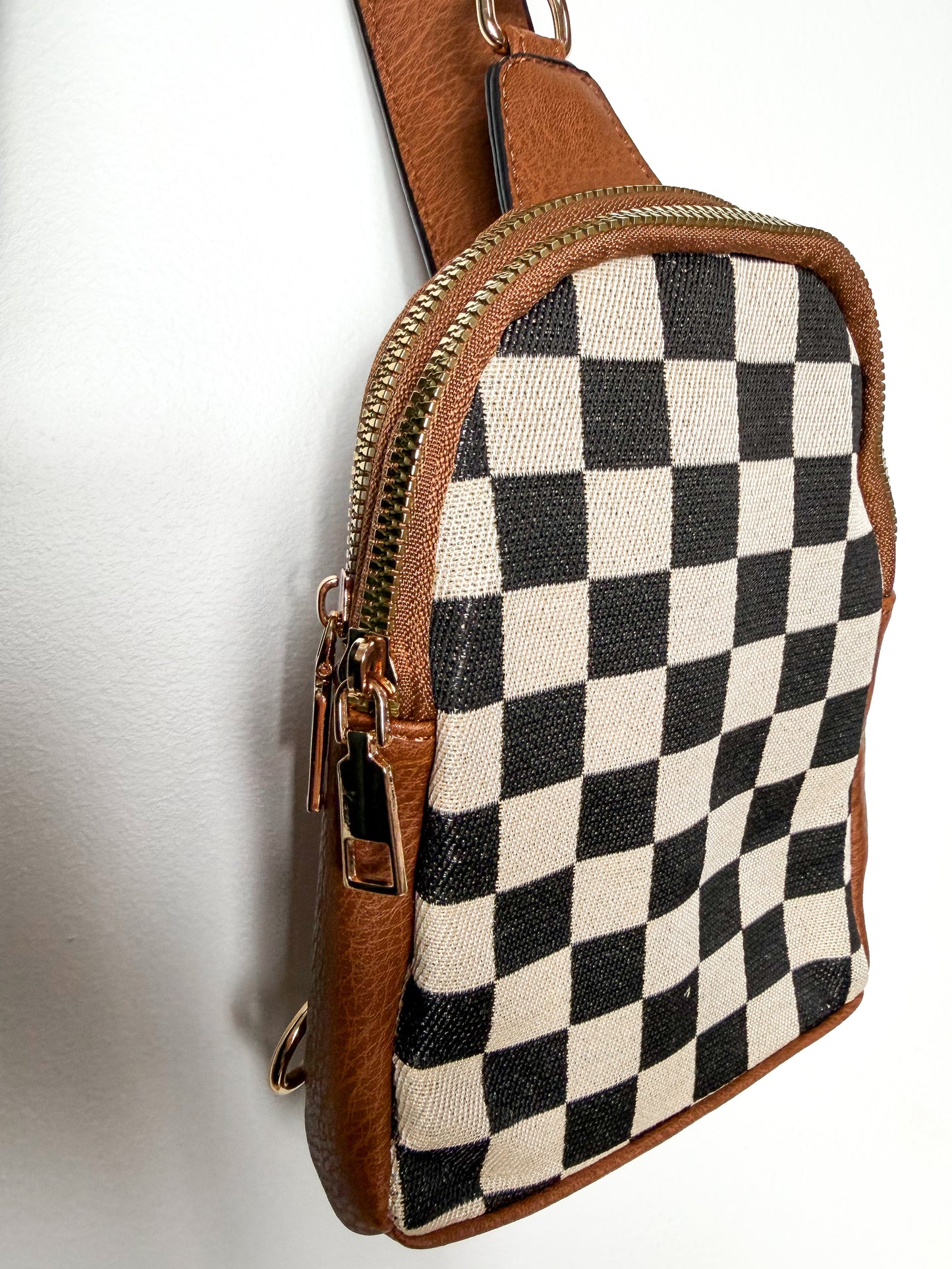 Checked Out Crossbody Bag