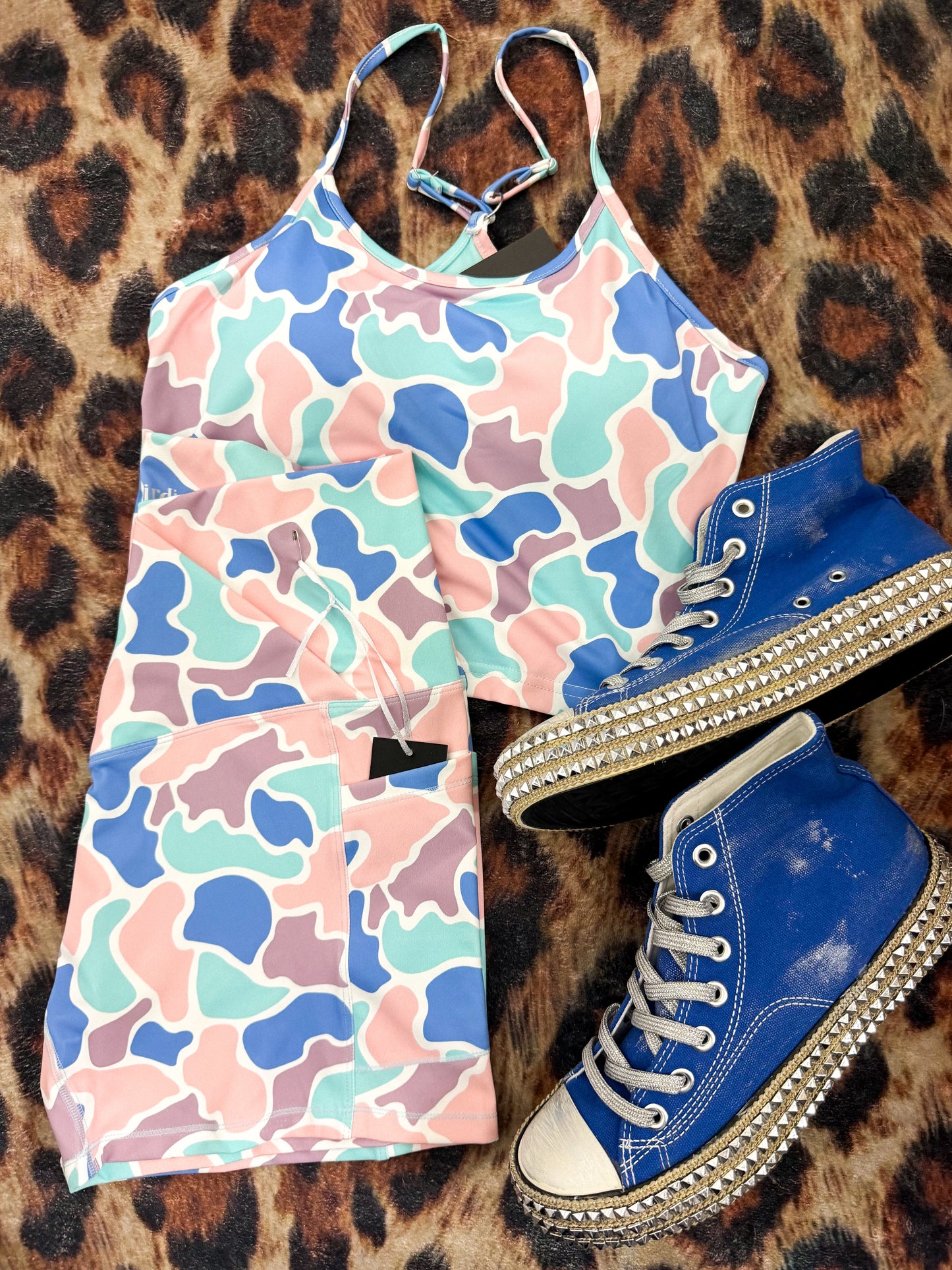 Sapphire Studded High Tops