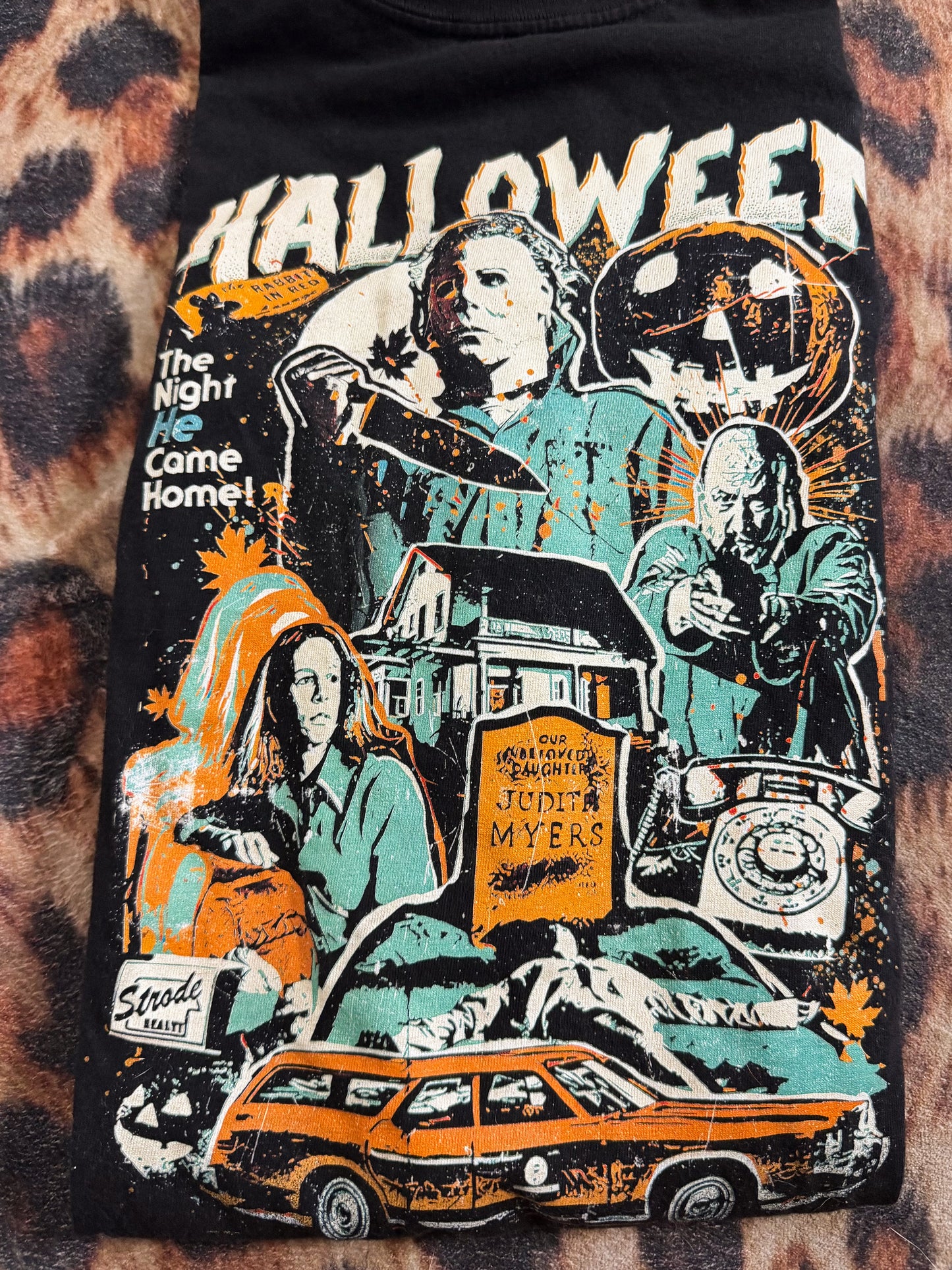 Halloween Comfort Colors Tee : XL : NEW - BACKSTOCK