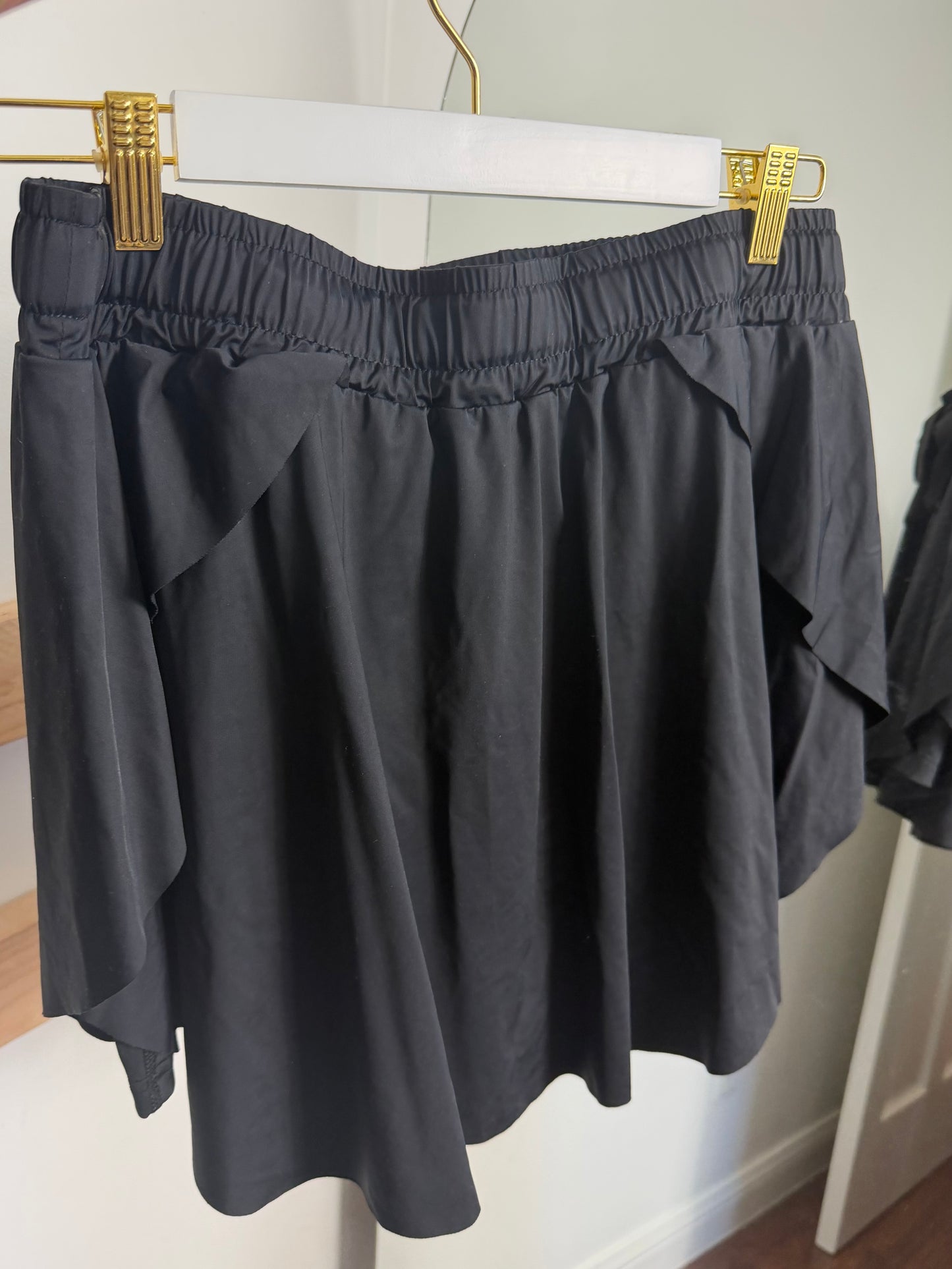 Black Athletic Skort : XL : NEW