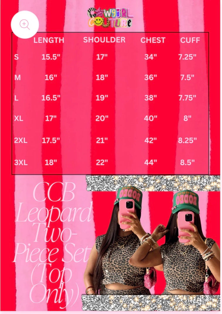 Leopard Two Piece Set : PREORDER