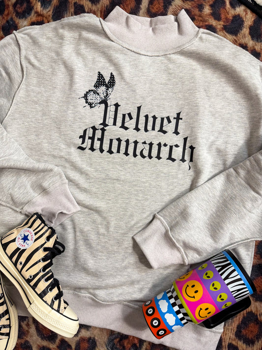 Reversible VM Mock Neck Sweatshirt