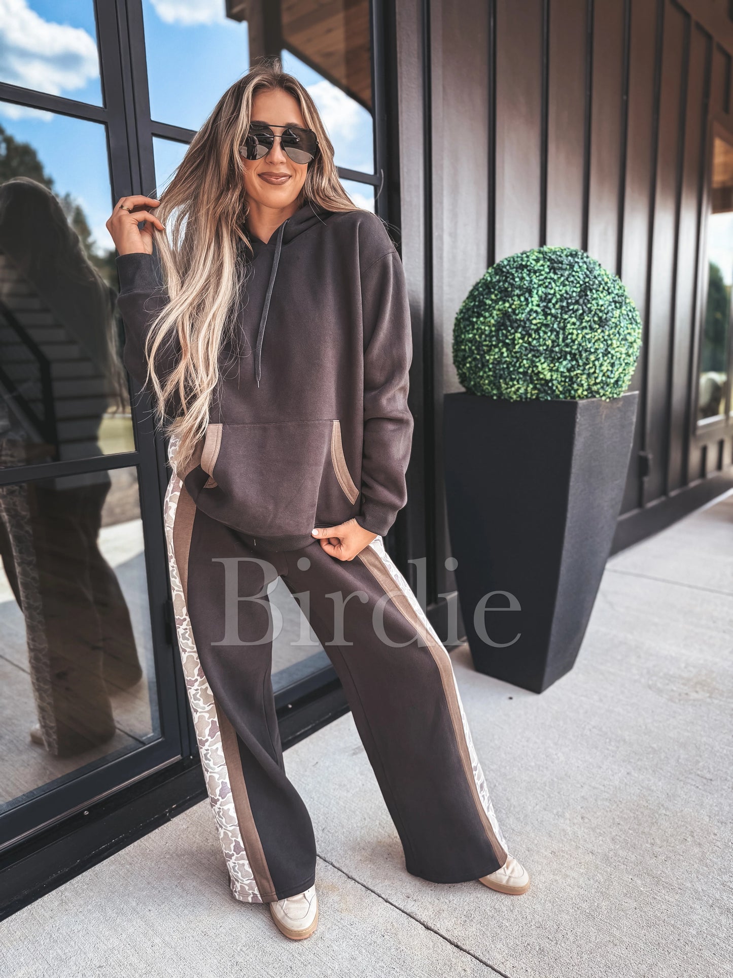Charcoal Full Hoodie + Pant Set | PREORDER