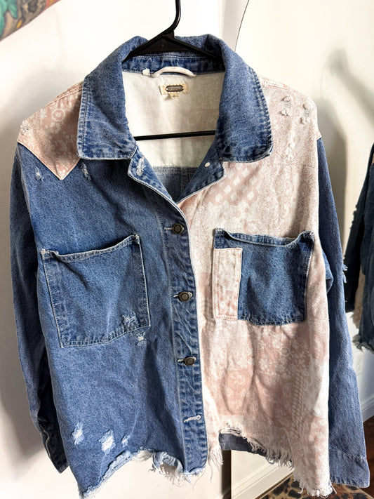GIMMICKS DENIM JACKET : NEVER WORN : L : OVERSIZED