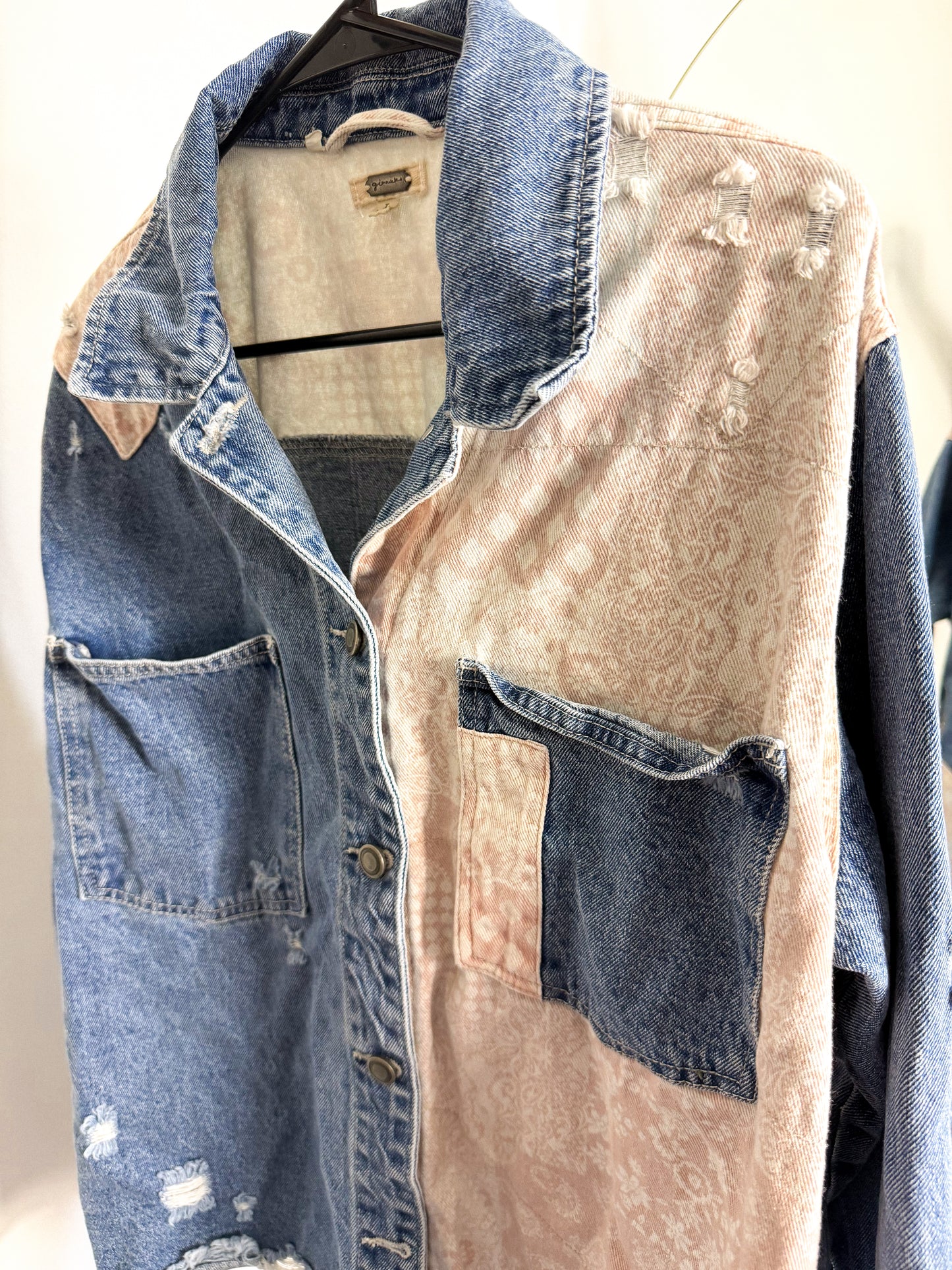 GIMMICKS DENIM JACKET : NEVER WORN : L : OVERSIZED
