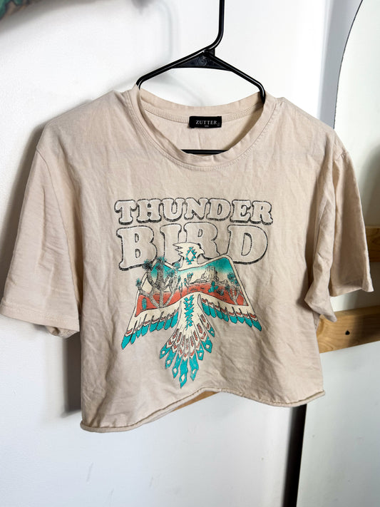 Thunderbird Cropped Tee : L