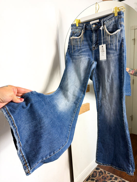 RISEN BLING FLARES : 7/28 : NEW W TAGS