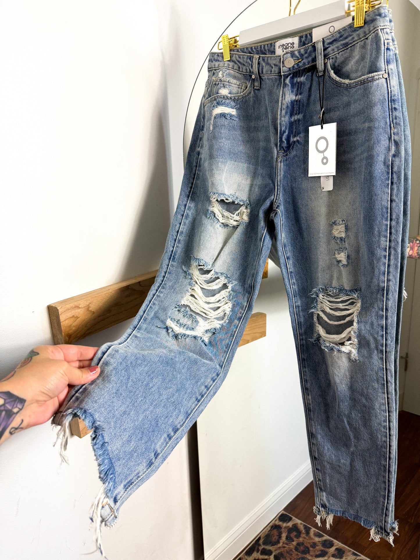 Insane Gene Jeans : 9/28 : NEW W TAG