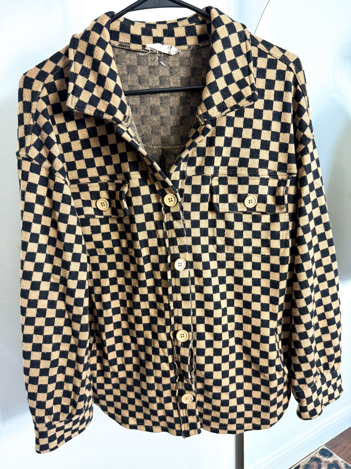 Checkered Shacket