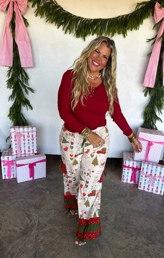 Vintage Christmas Bloomers : 2 Colors : PREORDER