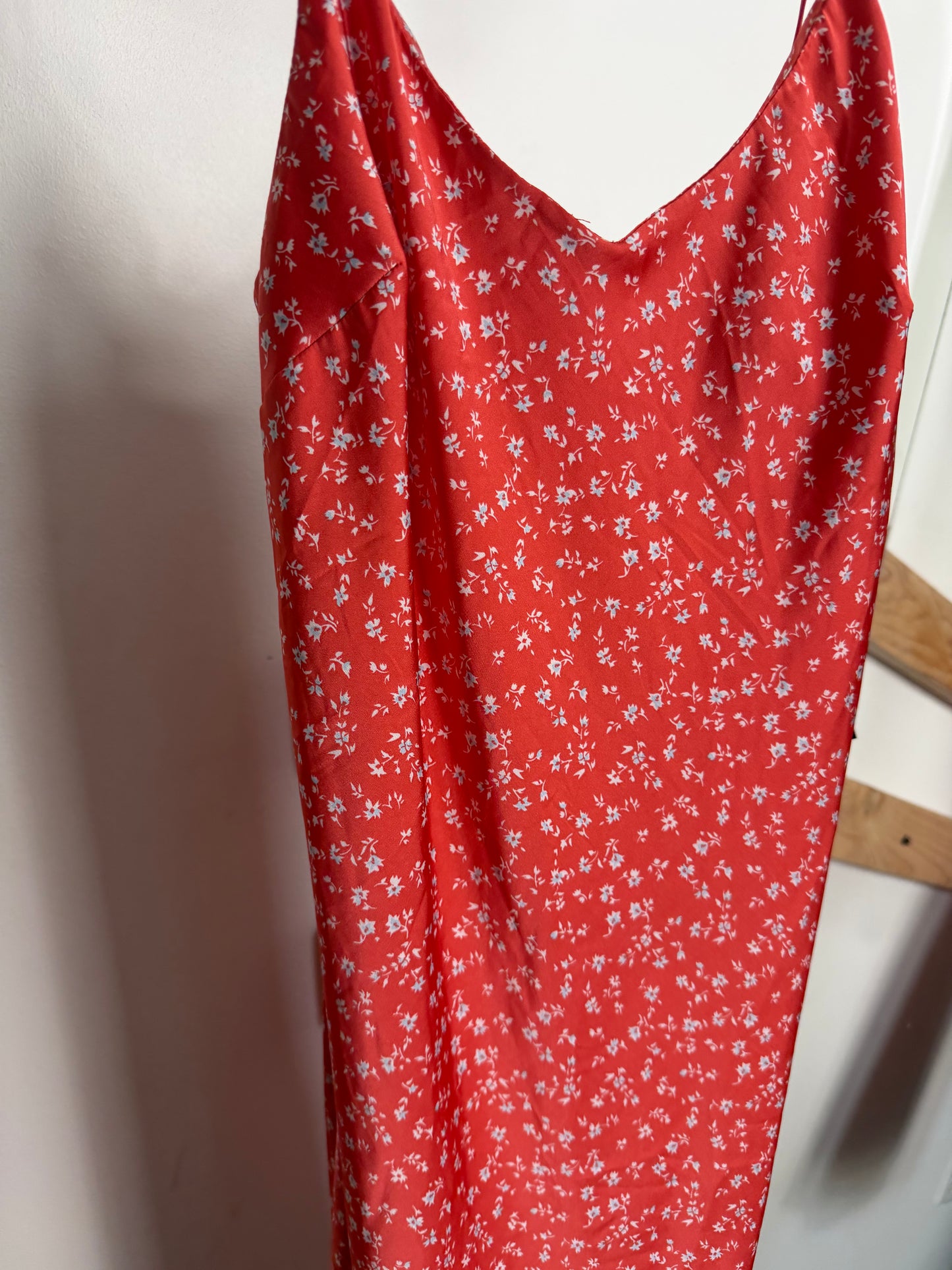 Floral Slip Style Dress : M