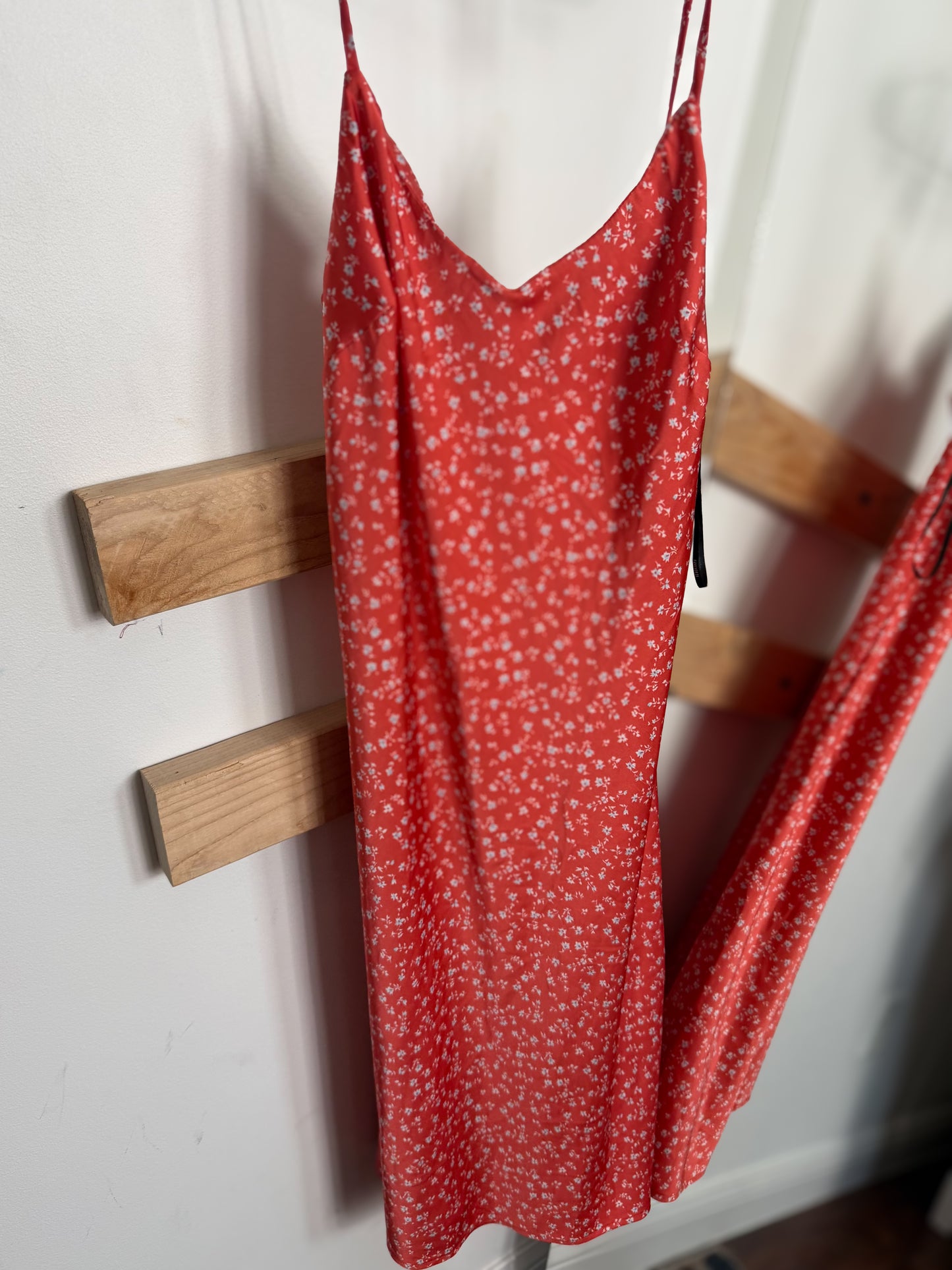 Floral Slip Style Dress : M