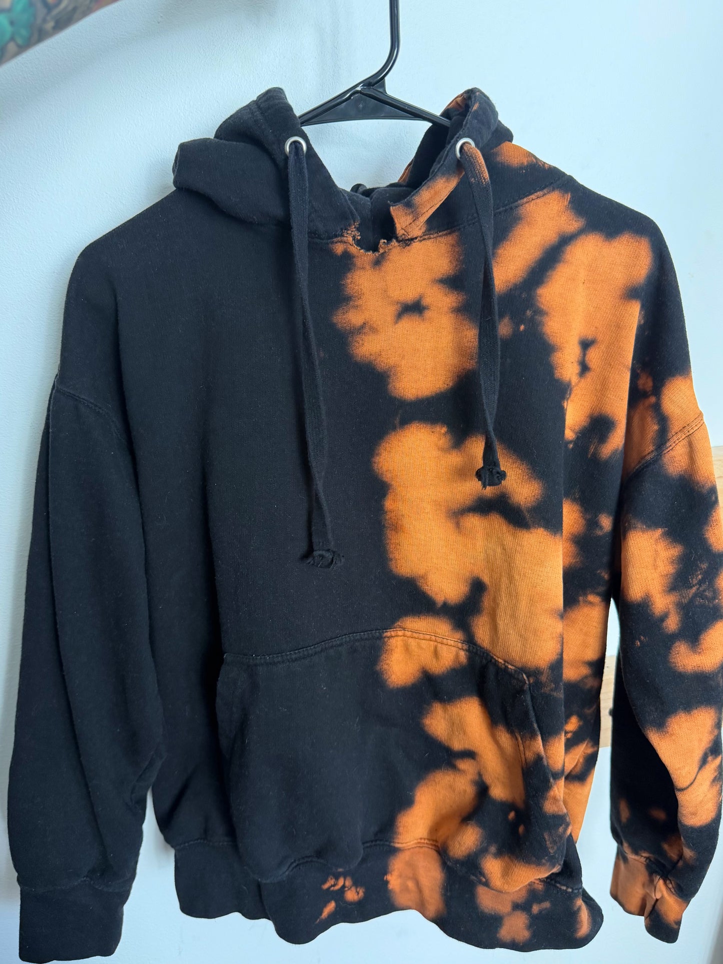 Orange Split Dye Crew : S/M