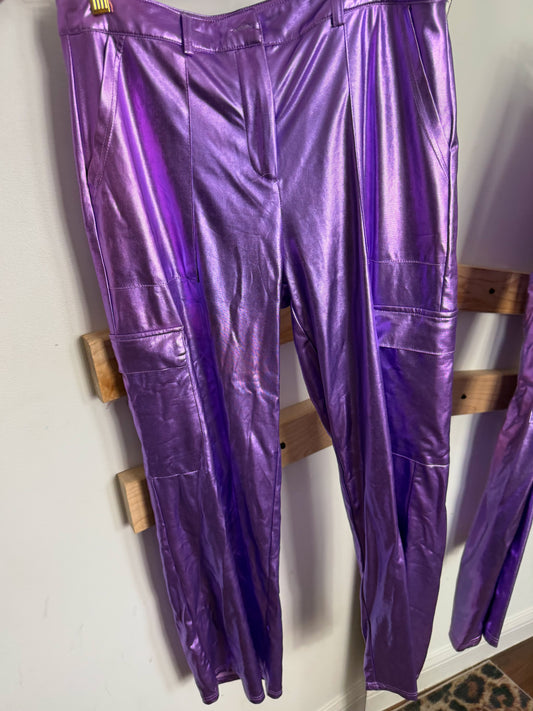 Purple Sleek Cargos : L