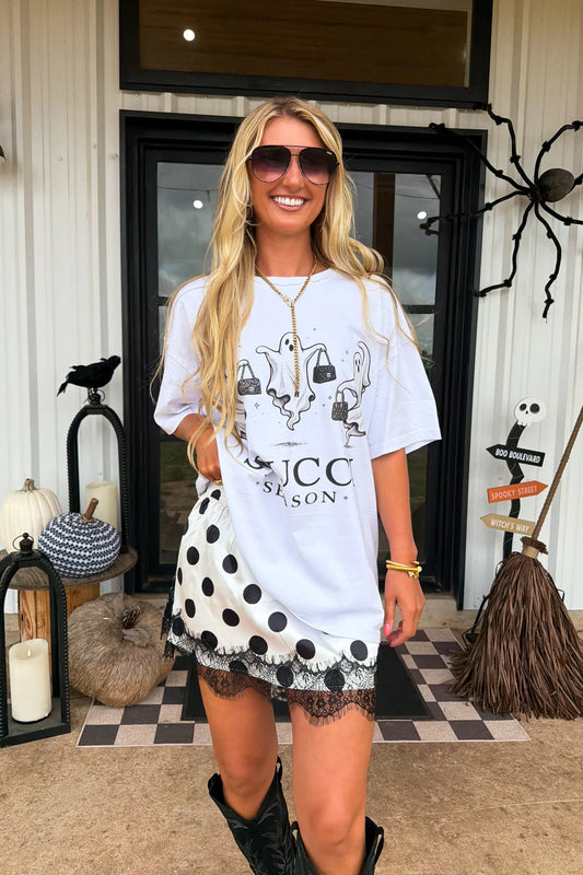 Cosmic Charm Lace Skirt : PREORDER