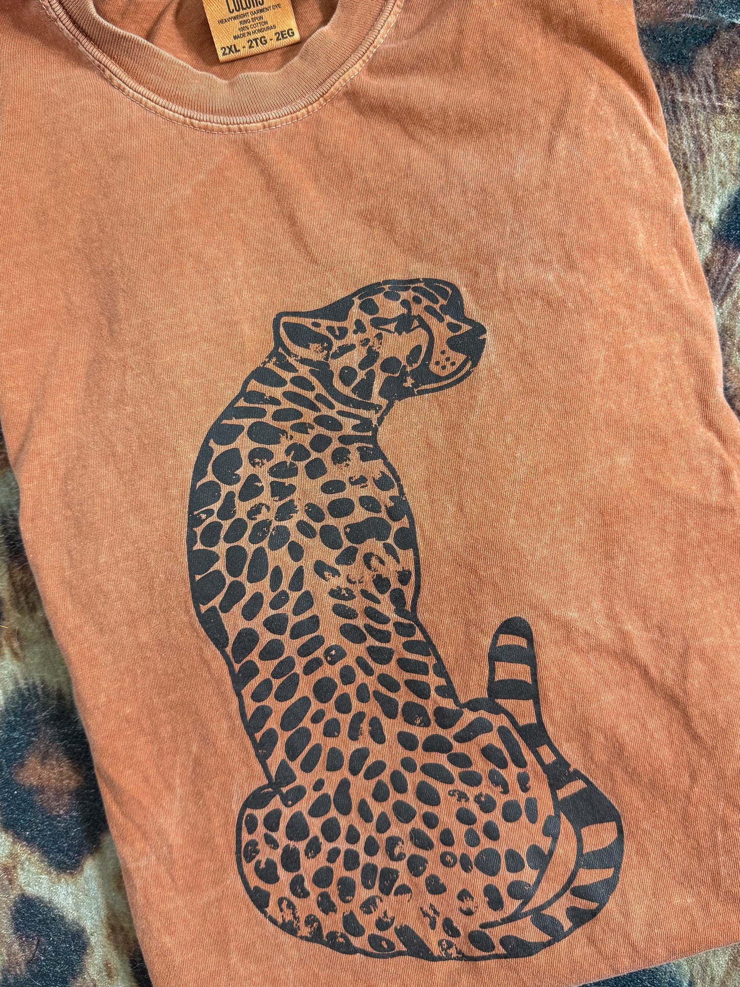Cheetah Tee : 2X
