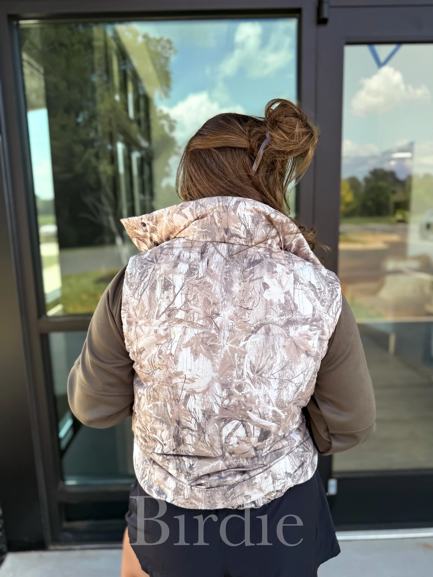 Dark Camo Puffer Vest | PREORDER