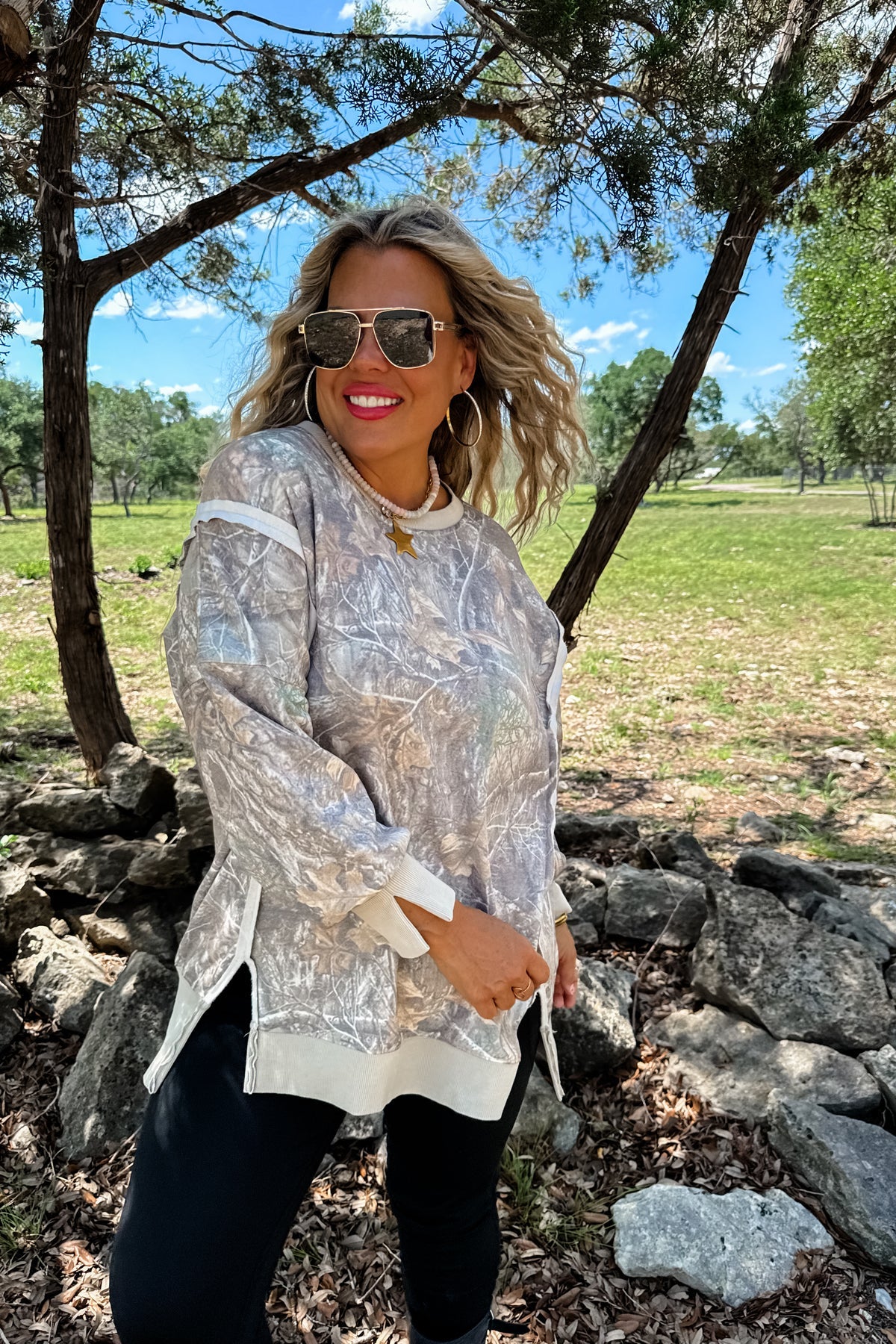 Blakeley Camo Pullover