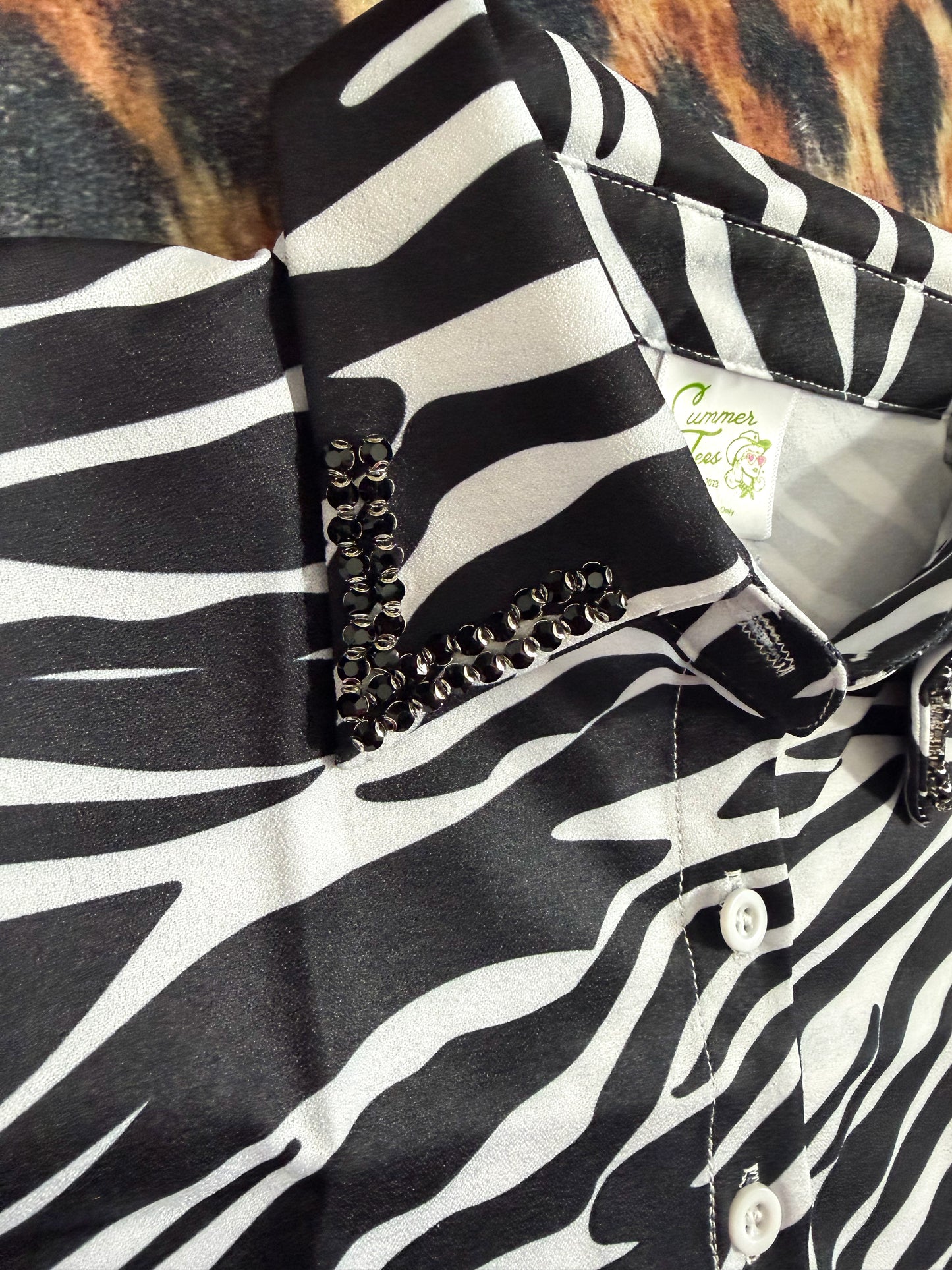 Statement Collar : Zebra or Leopard