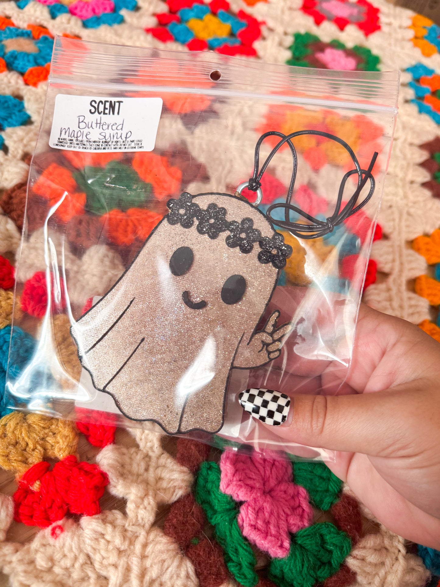 Hippie Peace Ghost Freshie