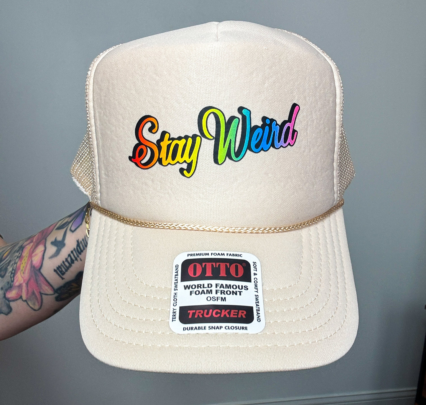 Stay Weird Trucker Hat